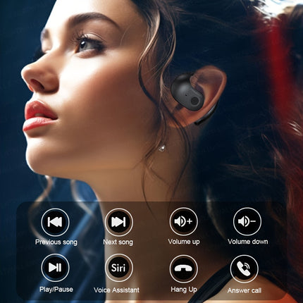 Wireless Earphones HIFI Headphones Stereo Sound Sports Headset