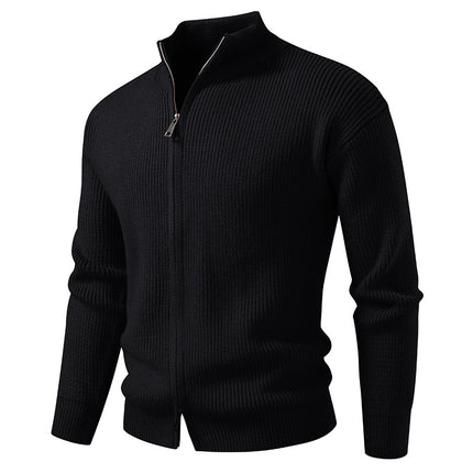 Men's Zipper Cardigan Sweater Coat