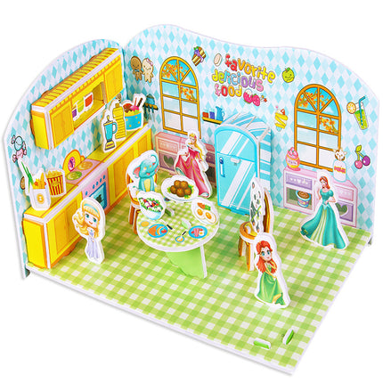 Three-dimensional Puzzle Paper Children's Educational