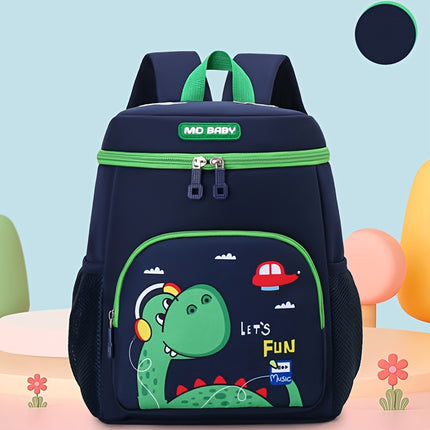 Kids Backpack for Boys & Girls 3-6 Years - Dinosaur & Unicorn Print with Padded Back Panel