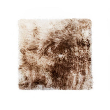 17" X 17" Taupe New Zealand Sheepskin Dining Chair Pad