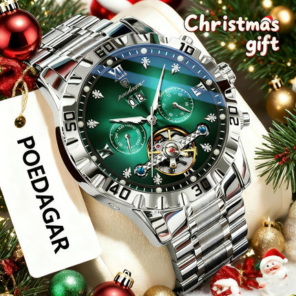 Men'S Luxury Business Watch with Automatic Movement, Waterproof, Luminescent Hands