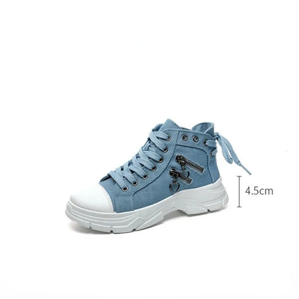 New Canvas High-top Women Shoes