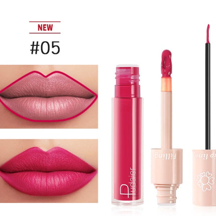 Pudaier Dual Lipstick Lip Gloss Liquid Lipstick