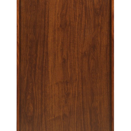 52" Brown And Black Wood Bar Cabinet With Three Drawers