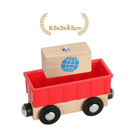 Wooden fire truck ambulance crane