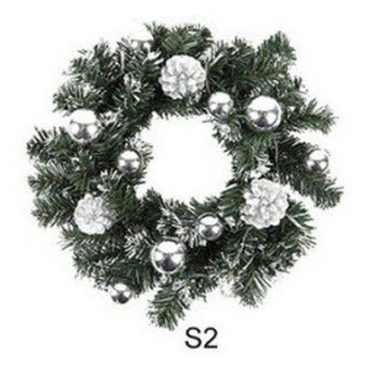 Window Props Layout Decoration Christmas Garland With Lights