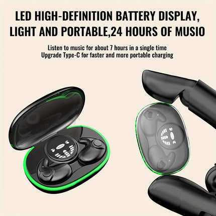 Ultra-thin sleep wireless headphones, high-fidelity sound and loud volume, comfortable wearing, touch control,