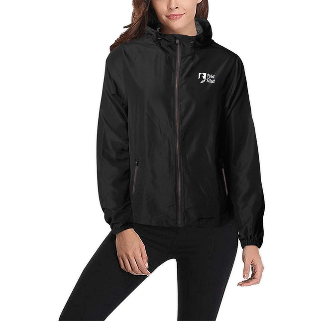 Unisex All Over Print  Hooded Windbreaker (Model H23)