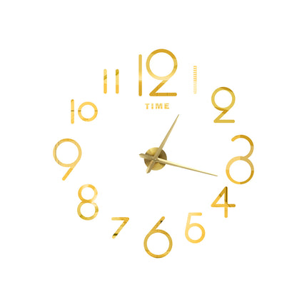 Wall Clock Creative Acrylic Clock Sticken On The Wall