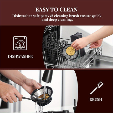 Centrifugal Juice Machine with Large 65mm Feed Chute For Fruit and Vegetable, 3-Speed Modes