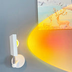 Sunset Red / White Wall Lamp