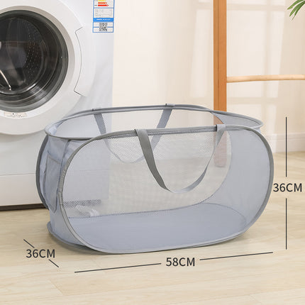 Upgraded Portable Laundry Folding Linen Large Hollow Toy Storage Household Basket