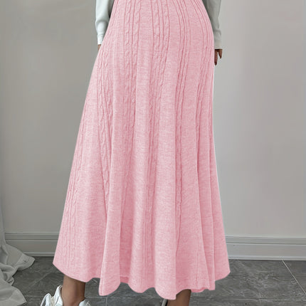 Women'S Casual Fashion Solid Color Mini Skirt for Autumn And Winter