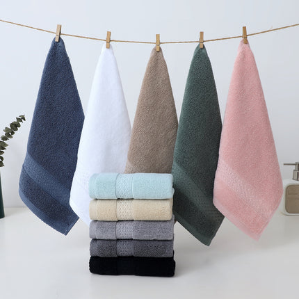 Plain Pure Cotton Hand Towel Household Face Towel Soft And Absorbent