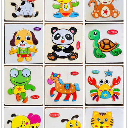 Wooden 3D puzzle