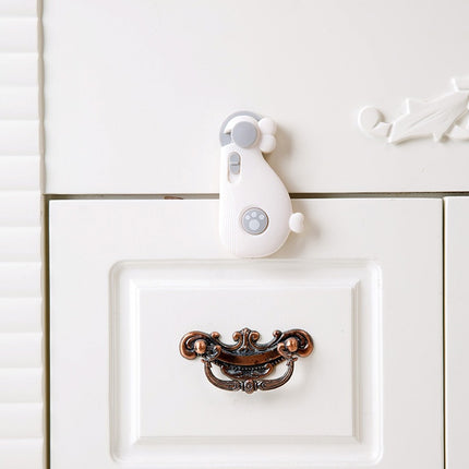 Cabinet door whale child lock