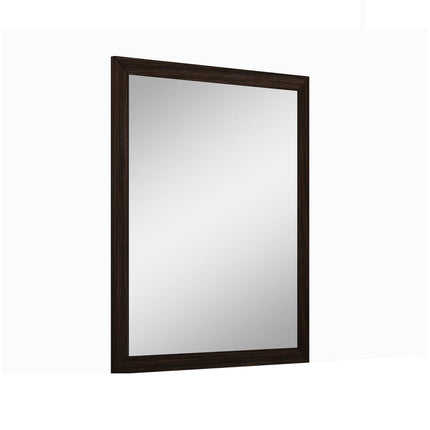 43" Dark Brown Framed Dresser Mirror