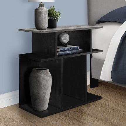60" Deep Taupe Open Shelving TV Stand