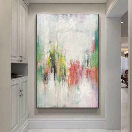 Handmade Oil Painting Canvas Wall Art Decoration Modern Abstract Texture  For Home Living Room Decor Entrance Niche Art Installation Rolled Frameless Unstretched Painting