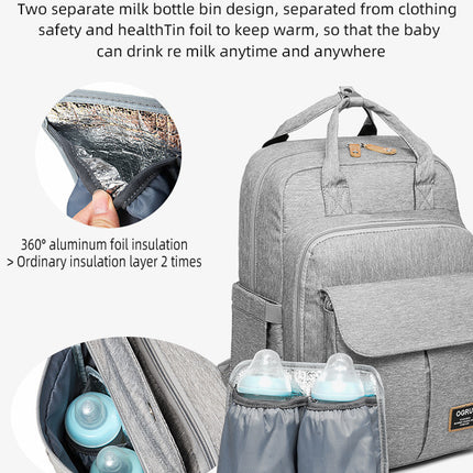 Backpack Multifunctional Printed Mother And Baby Bag