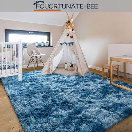 Extra Large Plush Mat - Extra Long 270x370cm/106.23x145.66in Soft Fluffy Mat, Non-Slip Backing,