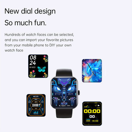 5.13cm Large Display Smartwatch for Both Genders