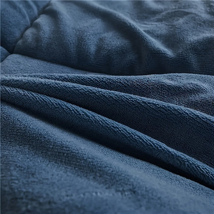 1pc Thick Quilted Comforter Insert - Ultra Soft Breathable Polyester, Machine Washable