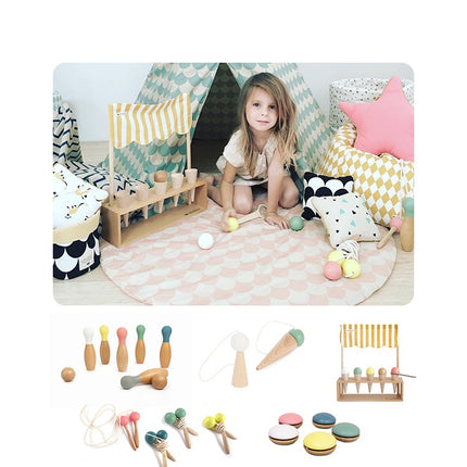 Bilbokate Children's Educational Beech Toys