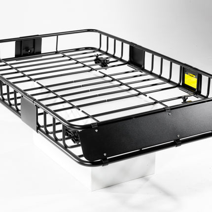 Roof Rack Basket Rooftop Steel Roof Rack,Cargo Carrier with 250 Lbs Capacity,Extension Black Car Top Luggage Holder 64'x 39' Universal for SUV/ Wagon / Seden