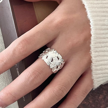 Unique Designer-Style Fragment-Mosaic Ring For Women