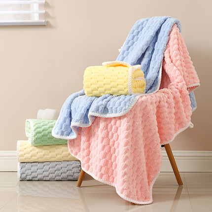 2pcs Ultra-Soft Microfiber Bath Towels - 70.1x139.7cm, Quick-Dry & Absorbent