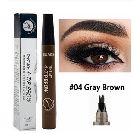 Liquid water eyebrow pencil