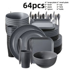 Gray and black 64PCS