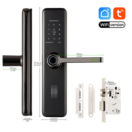Sumus Electronic Door Handle Chip Card Best NFC Fingerprint Wireless Smart Home Office Lock