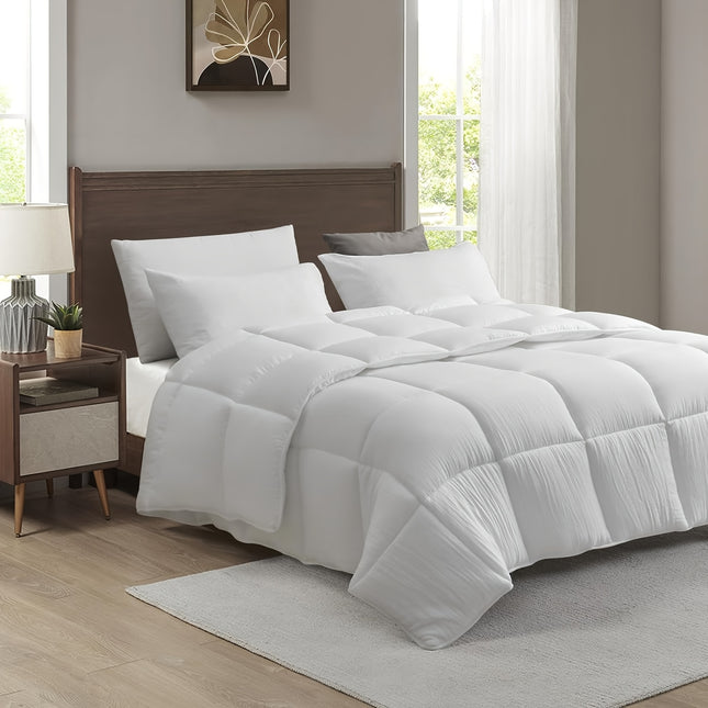 1pc 180gsm Soft & Comfortable Summer Fiber Blanket, Summer Quilt, Summer Duvet