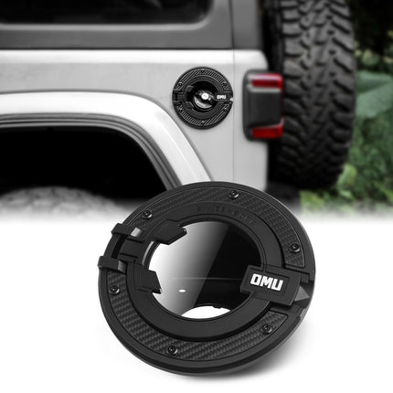 OMU Genesis Series Aluminum Transparent Space Capsule Gas Tank Cover For Jeep Wrangler JL 2018+