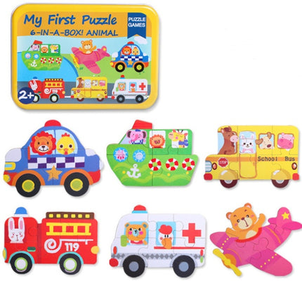 Children's wooden puzzle toys