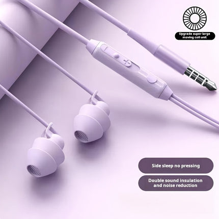 Wireless ASMR Sleep In-Ear Headphones with Noise Cancellation, High Sound Quality, and Microphone