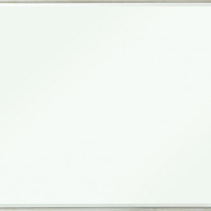 42" Silver Wood Framed Mounted Dresser Mirror