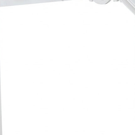 White Wood Twin Canopy Bed Frame
