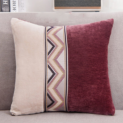 Office sofa pillow chenille pillow cover