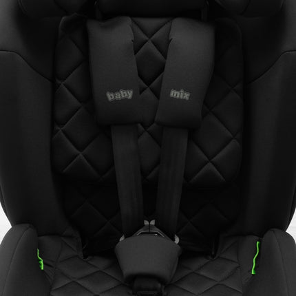 Baby Mix Hero Pro Ultra ISOFIX I-Size Car Seat, Black, for 76 to 150 cm