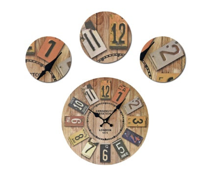 European retro wall clock