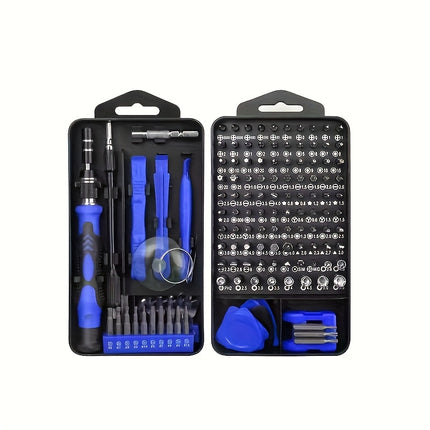 A Comprehensive 138-In-1 Repair Toolkit That Includes a Brush, a Precision Screwdriver Set