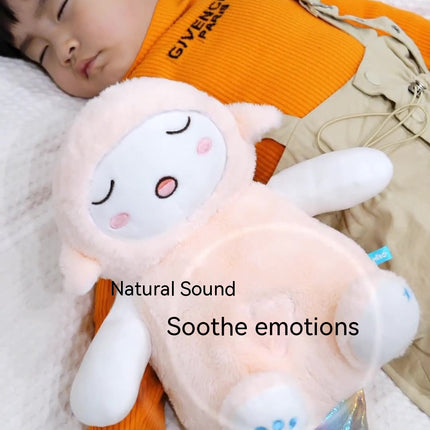 Cloak Man Lamb Toot Baby Plush Doll Newborn Sound And Light Soothing Sleeping Toys