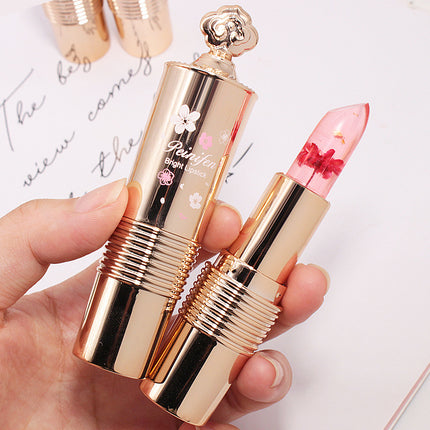 Flower Lipstick Jelly Color Changing Lipstick Moisturizing