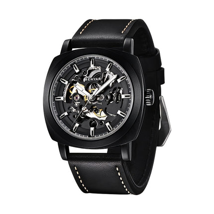 Men'S Watch Youth Model/Freshman Student Automatic Mechanical Hollow Glow-in-the-Dark Fashion