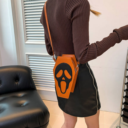 Halloween Coffin-shape Shoulder Bag Gothic