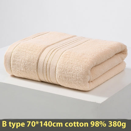 Household Portable Solid Color Pure Cotton Towel
